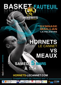 Affiche Hornets vs Meaux 05-3-2016 réduit